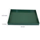 Diana Serving Tray with Integrated H&les | Green Polyurethane 19x14