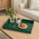 Diana Serving Tray with Integrated H&les | Green Polyurethane 19x14