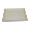 Diana Serving Tray with Integrated H&les | White Polyurethane 19x14
