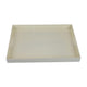 Diana Serving Tray with Integrated H&les | White Polyurethane 19x14