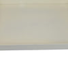 Diana Serving Tray with Integrated H&les | White Polyurethane 19x14