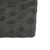 Posy Decorative Block Vase with Hammered Texture | Black Aluminum 12"