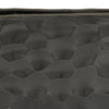 Posy Decorative Block Vase with Hammered Texture | Black Aluminum 12"