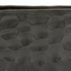 Posy Decorative Block Vase with Hammered Texture | Black Aluminum 12"