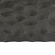 Posy Decorative Block Vase with Hammered Texture | Black Aluminum 12"