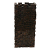 Dylan Tall Decorative Vase | Raise Square Pattern | Bronze Resin 14"
