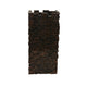Dylan Tall Decorative Vase | Raise Square Pattern | Bronze Resin 14"