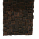 Dylan Tall Decorative Vase | Raise Square Pattern | Bronze Resin 14"