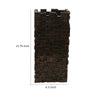 Dylan Tall Decorative Vase | Raise Square Pattern | Bronze Resin 14"