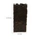 Dylan Tall Decorative Vase | Raise Square Pattern | Bronze Resin 14"