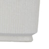 Jerry Planter with Ribbed Texture | Set of 2 | White Speckled Ceramic
