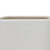 Jerry Planter with Ribbed Texture | Set of 2 | White Speckled Ceramic