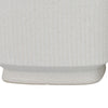 Jerry Planter with Ribbed Texture | Set of 2 | White Speckled Ceramic