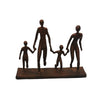 Draco Decorative Family Figurine Sculpture on Base | Bronze Metal