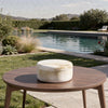 Fiona Decorative Round Storage Box with Lid | White-Brown Marble 6"
