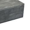 Suzie Decorative Box with Storage & Lid | Silver Textured Resin