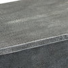 Suzie Decorative Box with Storage & Lid | Silver Textured Resin