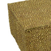 Suzie Decorative Box with Lid & Storage | Gold Textured Resin 12"