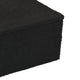 Suzie Decorative Box | Lid & Storage | Textured Black Resin 12"