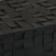 Suzie Decorative Box with Lid for Storage | Black Woven Texture Resin