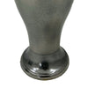 Anila Traditional Temple Jar with Dome Lid | Black Chrome Metal 21"