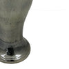 Anila Traditional Temple Jar with Dome Lid | Black Chrome Metal 17"