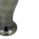 Anila Traditional Temple Jar with Dome Lid | Black Chrome Metal 17"
