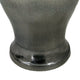 Anila Traditional Temple Jar with Dome Lid | Black Chrome Metal 21"