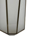 Raha Vintage Lantern with Frosted Glass Panels | Bronze Metal Frame 13"