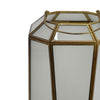 Raha Vintage Lantern with Frosted Glass Panels | Bronze Metal Frame 11"