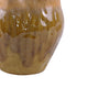 Ashly Decorative Planter with Scalloped Rim | Yellow Textured Ceramic 8"