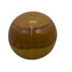 Nash Decorative Orb with Glossy Mustard Yellow Finish | Ceramic 8"