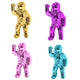Chim Decorative Astronaut Figurines | Set of 4 | Colorful Glossy Ceramic