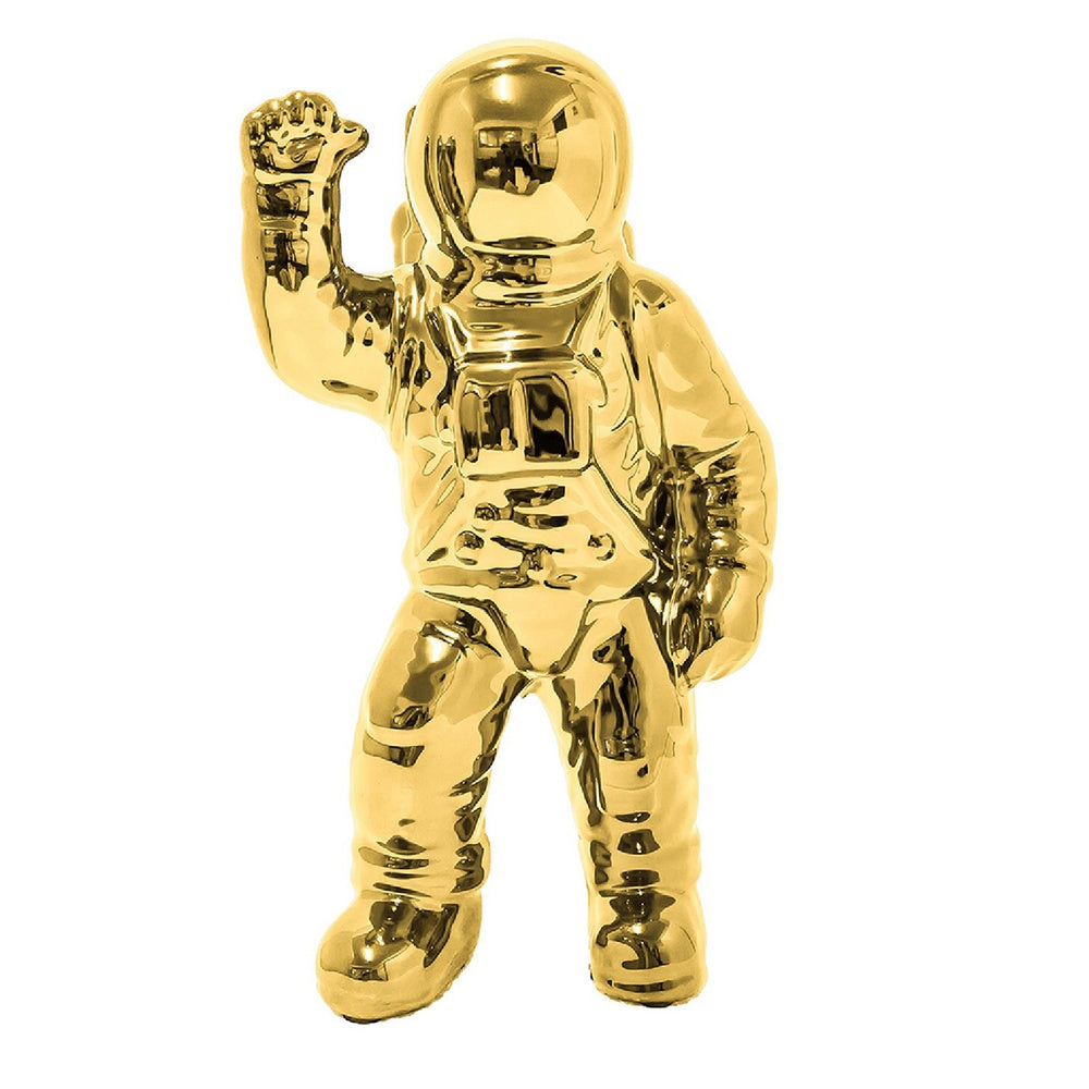 Chim Decorative Astronaut Figurines | Set of 4 | Colorful Glossy Ceramic