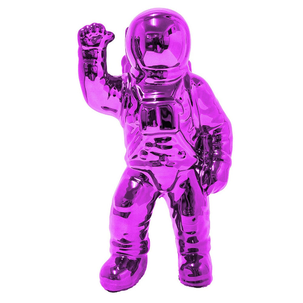 Chim Decorative Astronaut Figurines | Set of 4 | Colorful Glossy Ceramic