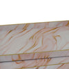 Hamza Rectangular Tray | Set of 2 | Pink-Gold Marble Finish Polyurethane