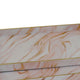 Hamza Rectangular Tray | Set of 2 | Pink-Gold Marble Finish Polyurethane
