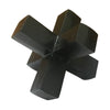 Pearl Abstract Starburst Tabletop Decorative Accent | Black Metal 8"