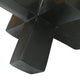 Pearl Abstract Starburst Tabletop Decorative Accent | Black Metal 8"