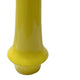 Ziva Tall Decorative Vase with Flared Base | Yellow Ceramic 16"