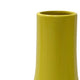 Ziva Modern Decorative Vase with Flared Base | Yellow Ceramic 12"
