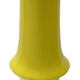 Ziva Modern Decorative Vase with Flared Base | Yellow Ceramic 12"
