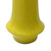 Ziva Modern Decorative Vase with Flared Base | Yellow Ceramic 12"