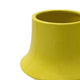 Ziva Modern Decorative Vase with Flared Base | Yellow Ceramic 9"