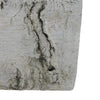 Outdoor Decorative Planter | Faux Bois Textured Terracotta | 7" Gray