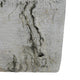Outdoor Decorative Planter | Faux Bois Textured Terracotta | 7" Gray