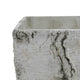 Outdoor Decorative Planter | Faux Bois Textured Terracotta | 7" Gray
