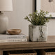 Outdoor Decorative Planter | Faux Bois Textured Terracotta | 7" Gray