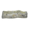 Decorative Faux Log Planter | Driftwood Style Terracotta | 13" Gray