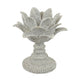Tabletop Décor C&le Holder | Lotus Leaf Sculptural | Speckled Gray | 10"
